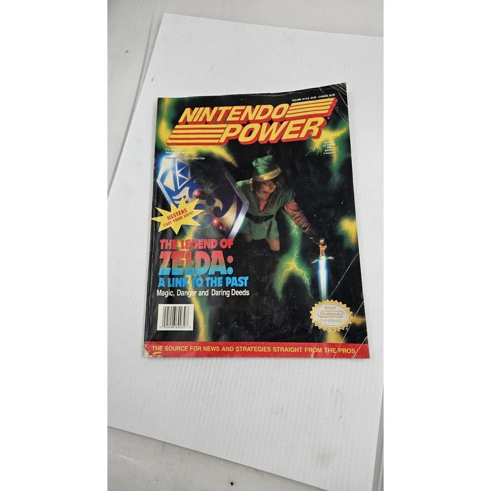 Nintendo Power Vol 34 March 1992 Legend of Zelda: A Link to the Past
